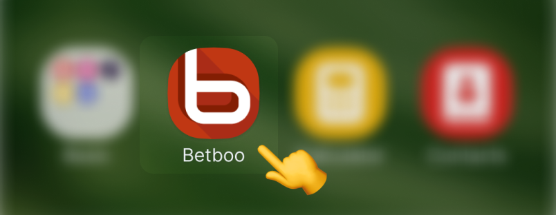 Ana ekrandaki Betboo simgesi