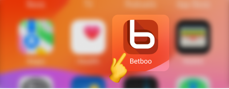 Ana ekrandaki Betboo simgesi